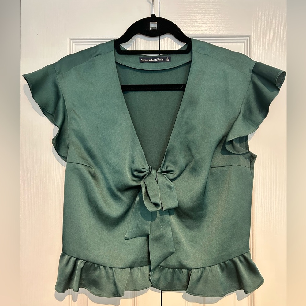 Emerald Abercrombie and fitch blouse